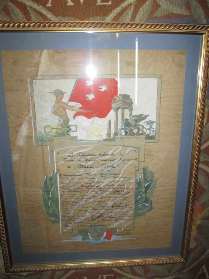 diploma, opera isolata - ambito italiano (XX)