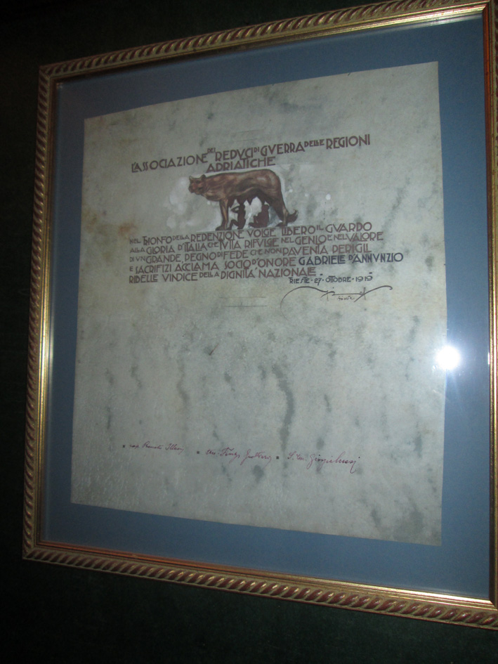 diploma, opera isolata - ambito italiano (XX)