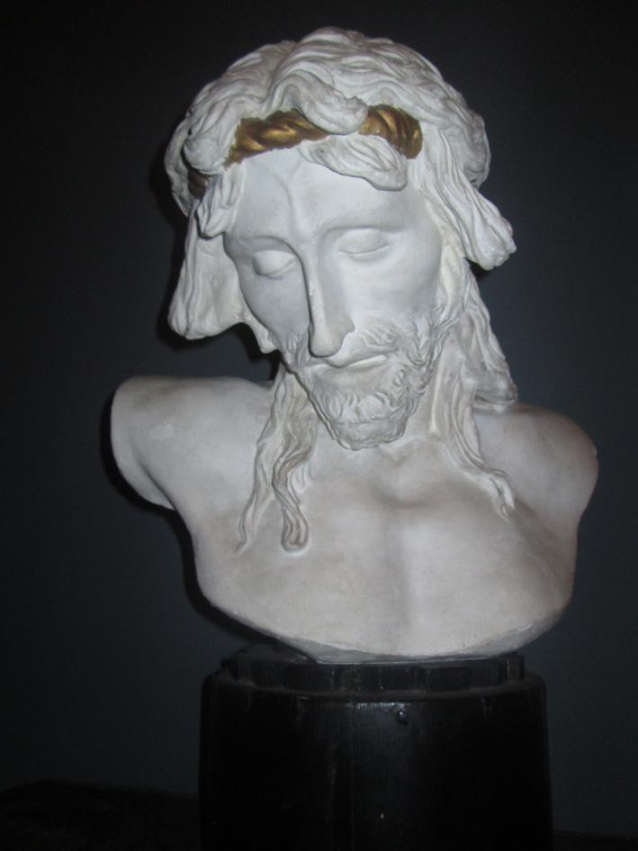 Testa di Cristo (scultura, opera isolata) - ambito italiano (primo quarto XX)