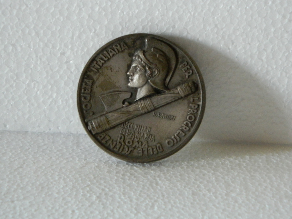medaglia, opera isolata di Brozzi Renato (XX)