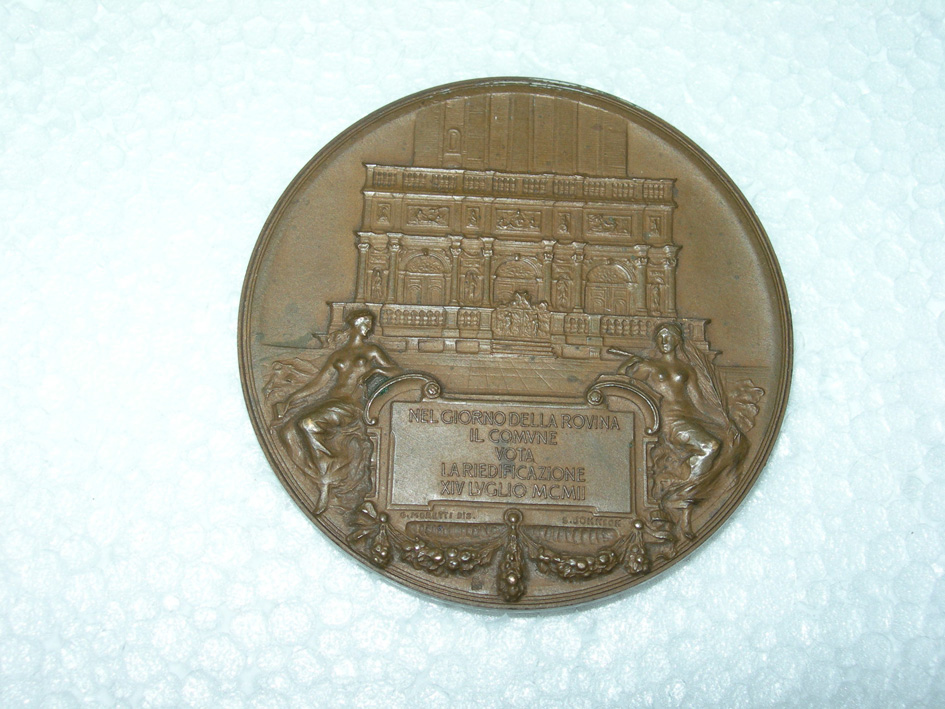 Il Campanile di San Marco a Venezia (medaglia, opera isolata) di Moretti Gaetano, Johnson Stefano - Fabbrica di medaglie (XX)