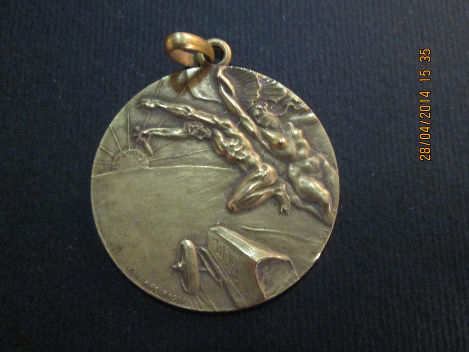 medaglia, elemento d'insieme di Pegrassi Agostino, Johnson Stefano - Fabbrica di medaglie (XX)