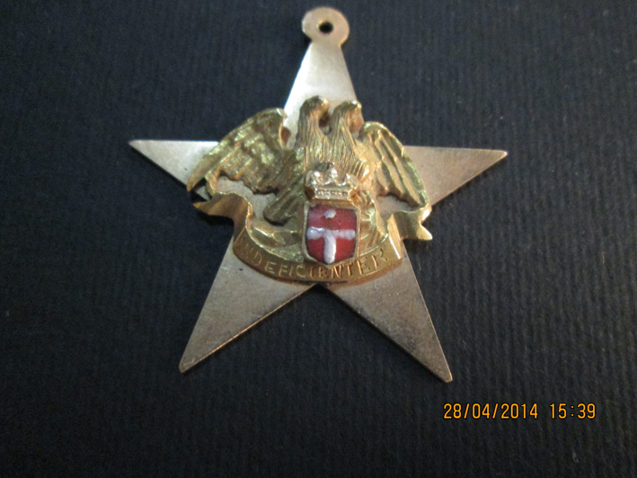 medaglia, elemento d'insieme - ambito italiano (XX)