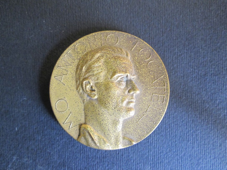 medaglia, opera isolata di Affer Costantino, Lorioli Michele (XX)