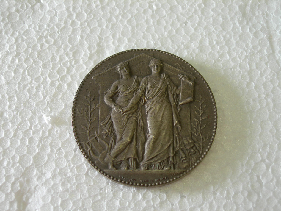 medaglia, opera isolata di Dubois Alphée (XX)