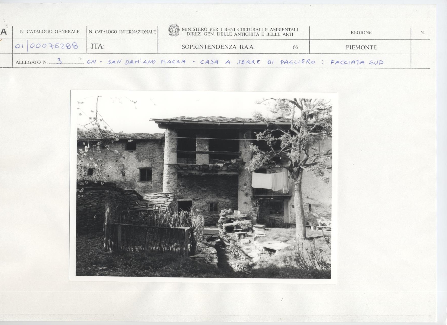 casa, rurale - SAN DAMIANO MACRA (CN)  (XVIII)