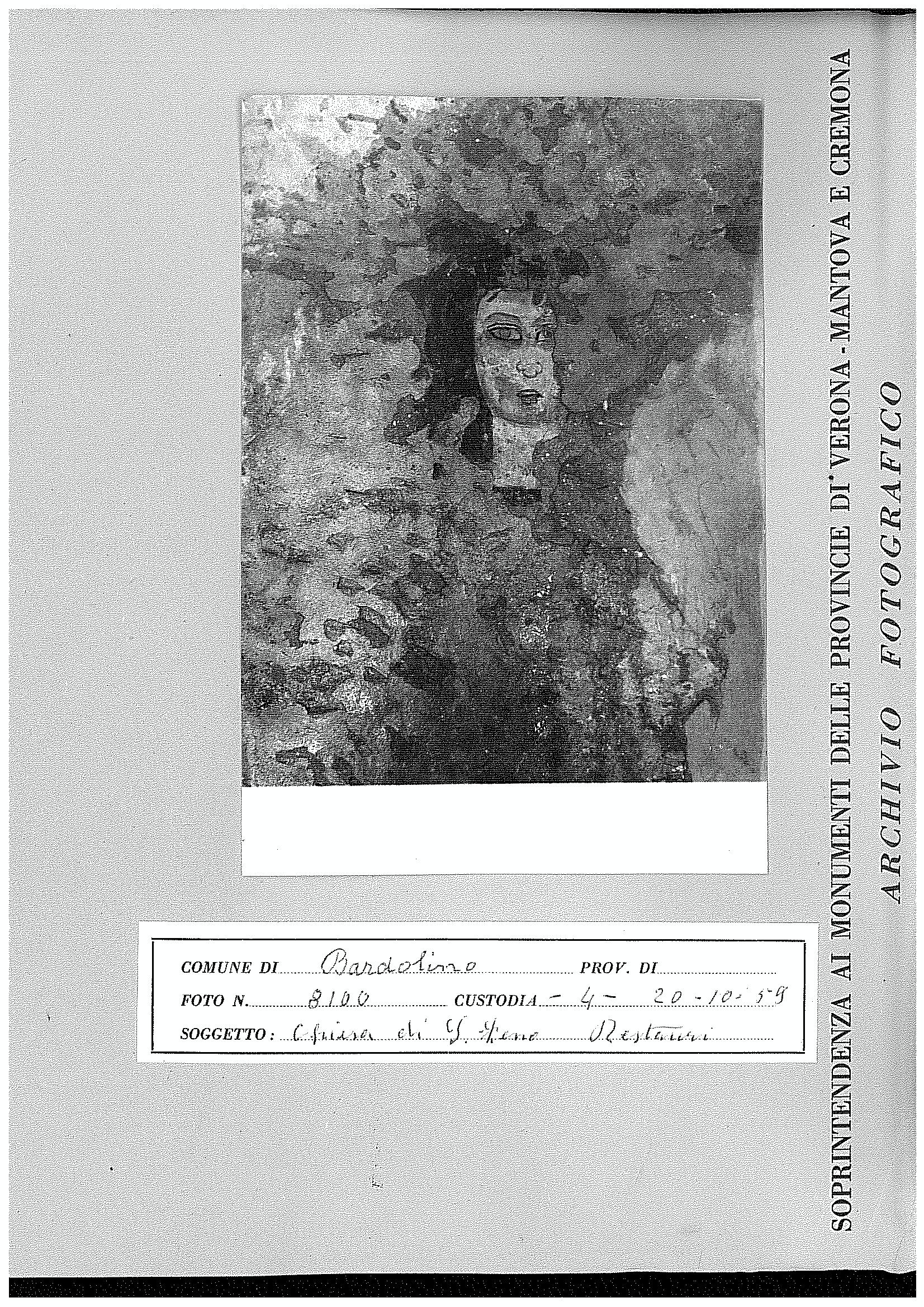 Chiesa di San Zeno, restauri (positivo) di Soprintendenza ai Monumenti per le province di Verona Mantova e Cremona (terzo quarto XX)