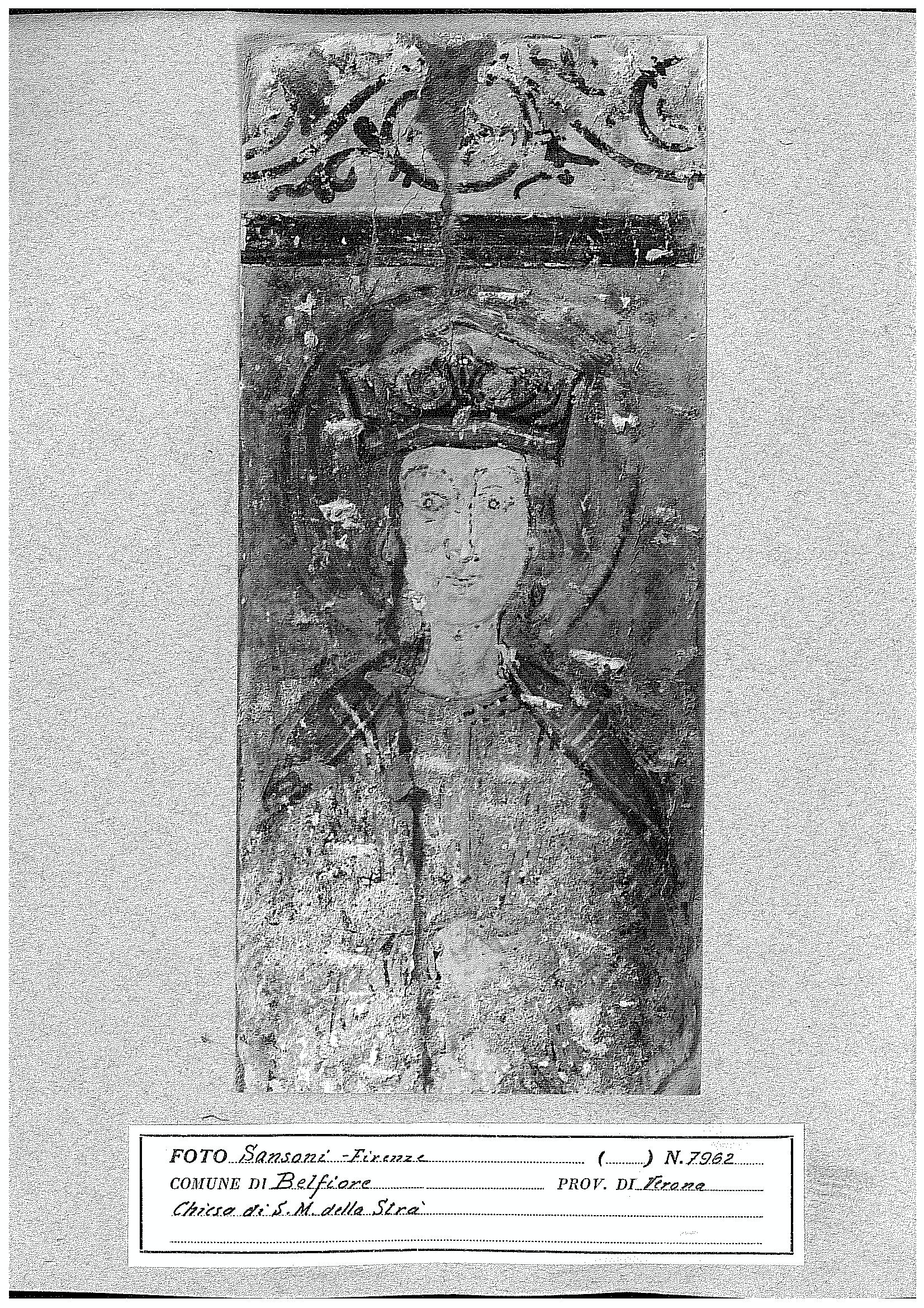 Chiesa di S. Maria della Strà - affresco (positivo) di Mario Sironi (secondo quarto XX)