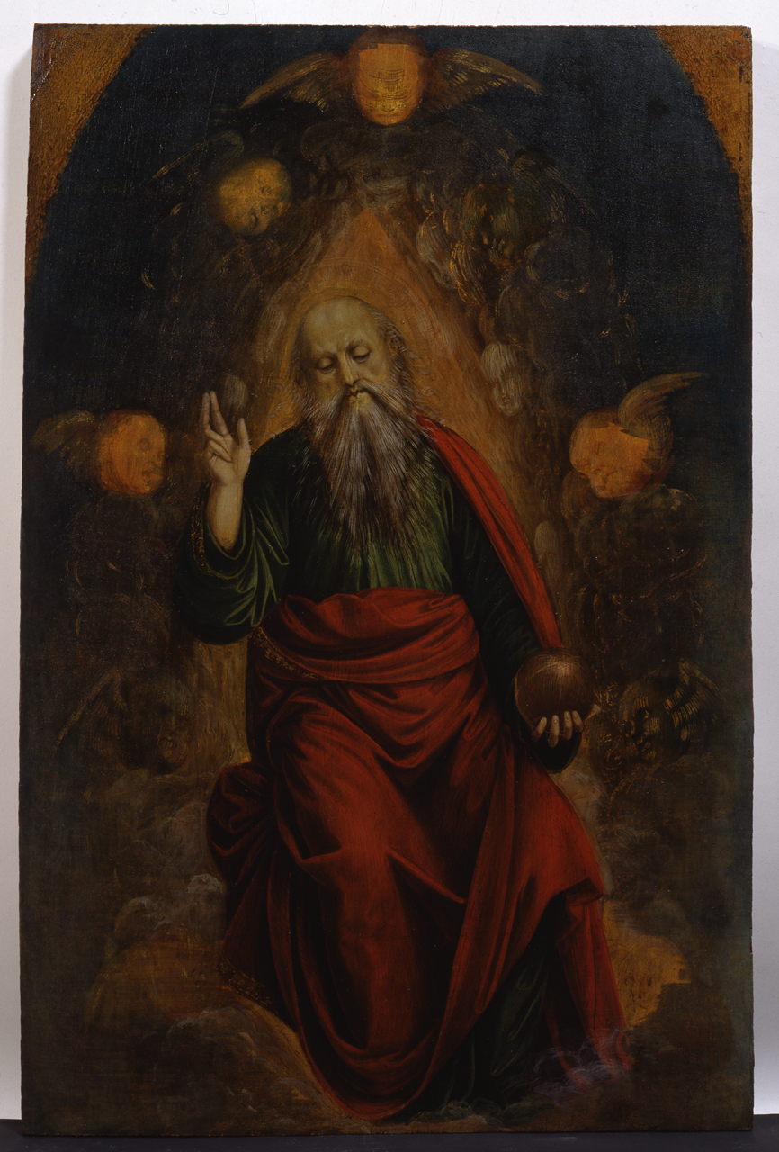 Padre Eterno, Dio Padre (dipinto, opera isolata) di Ferrari Gaudenzio (inizio sec. XVI)