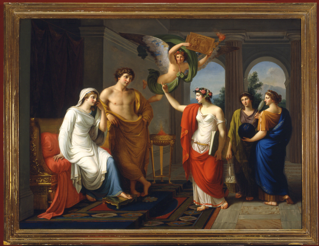 nozze di Peleo e Teti (dipinto, opera isolata) di Mazzola Giuseppe (ultimo quarto sec. XVIII)