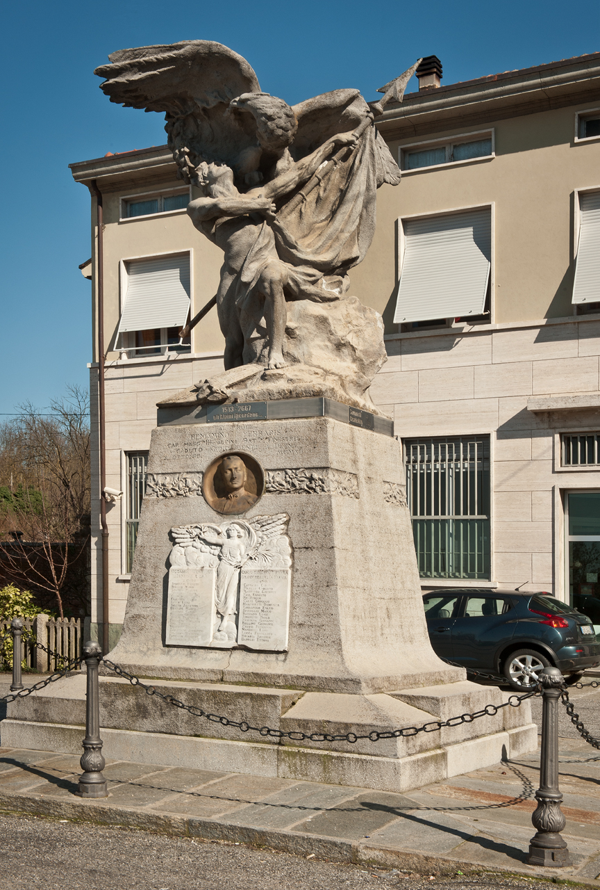 allegoria della Vittoria (lapide commemorativa ai caduti) - ambito piemontese (primo quarto sec. XX)