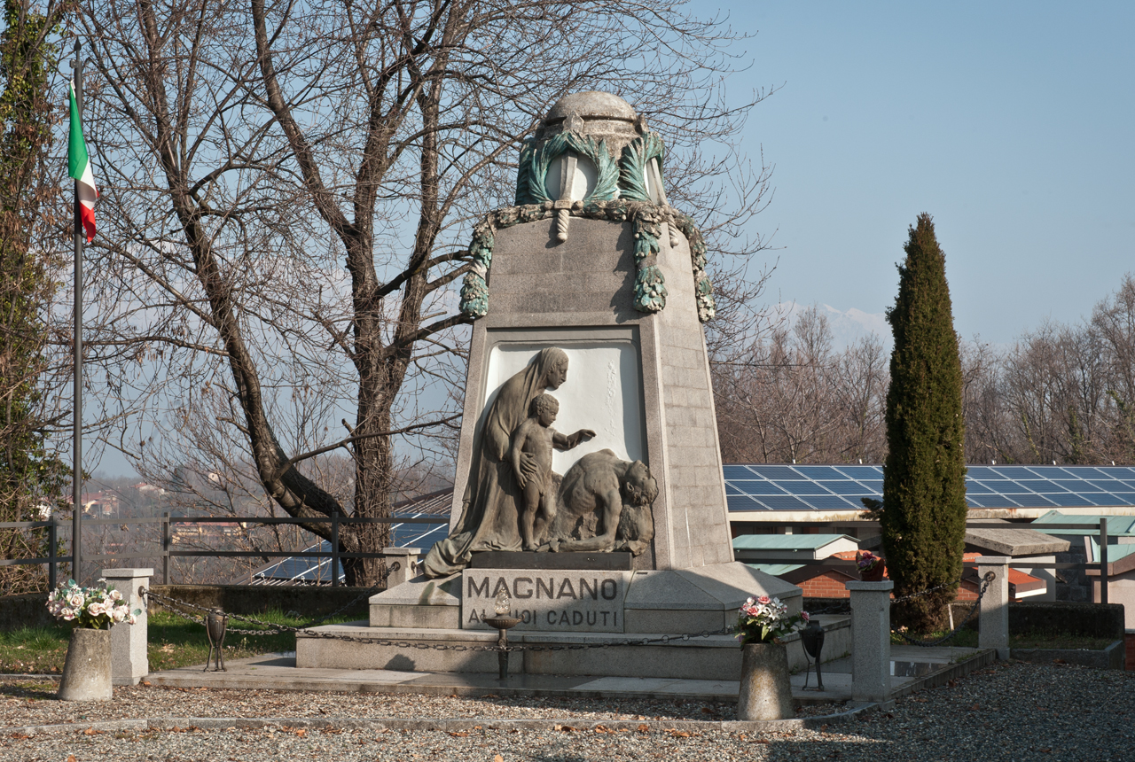 allegoria della morte del soldato (monumento ai caduti) - ambito piemontese (secondo quarto sec. XX)