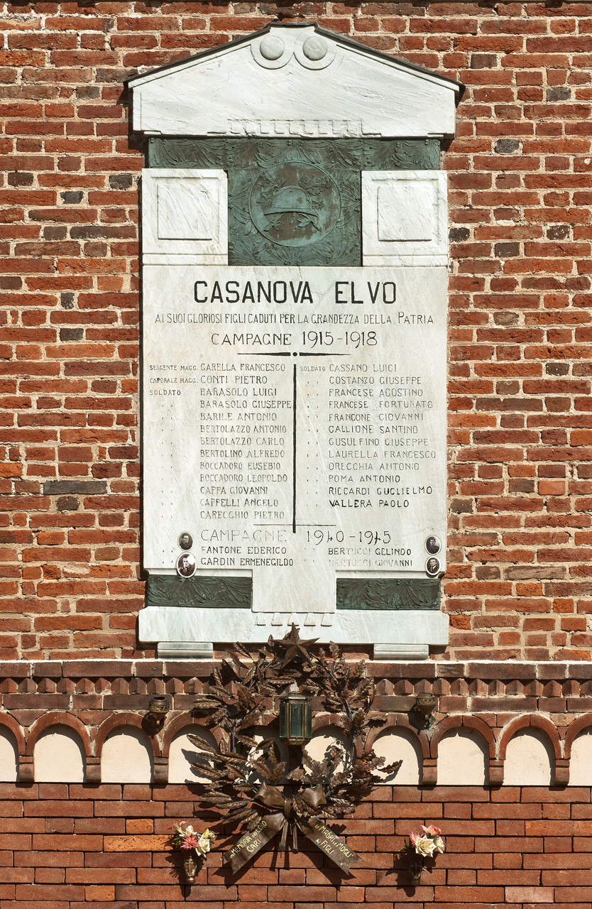 soggetto assente (lapide commemorativa ai caduti) - ambito piemontese (primo quarto, metà sec. XX, sec. XX)