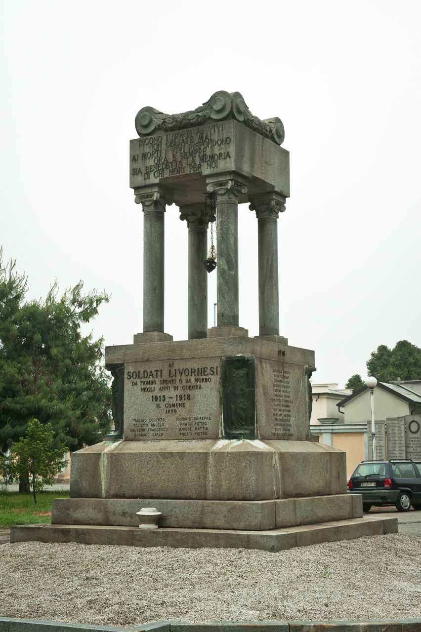 soggetto assente (monumento ai caduti - a tempietto) di Gariboldi Luigi, Gartmann Attilio (primo quarto sec. XX)