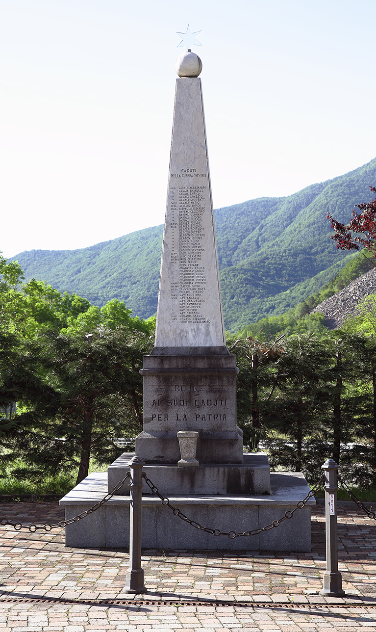 soggetto assente (monumento ai caduti - ad obelisco) - ambito piemontese (metà sec. XX)