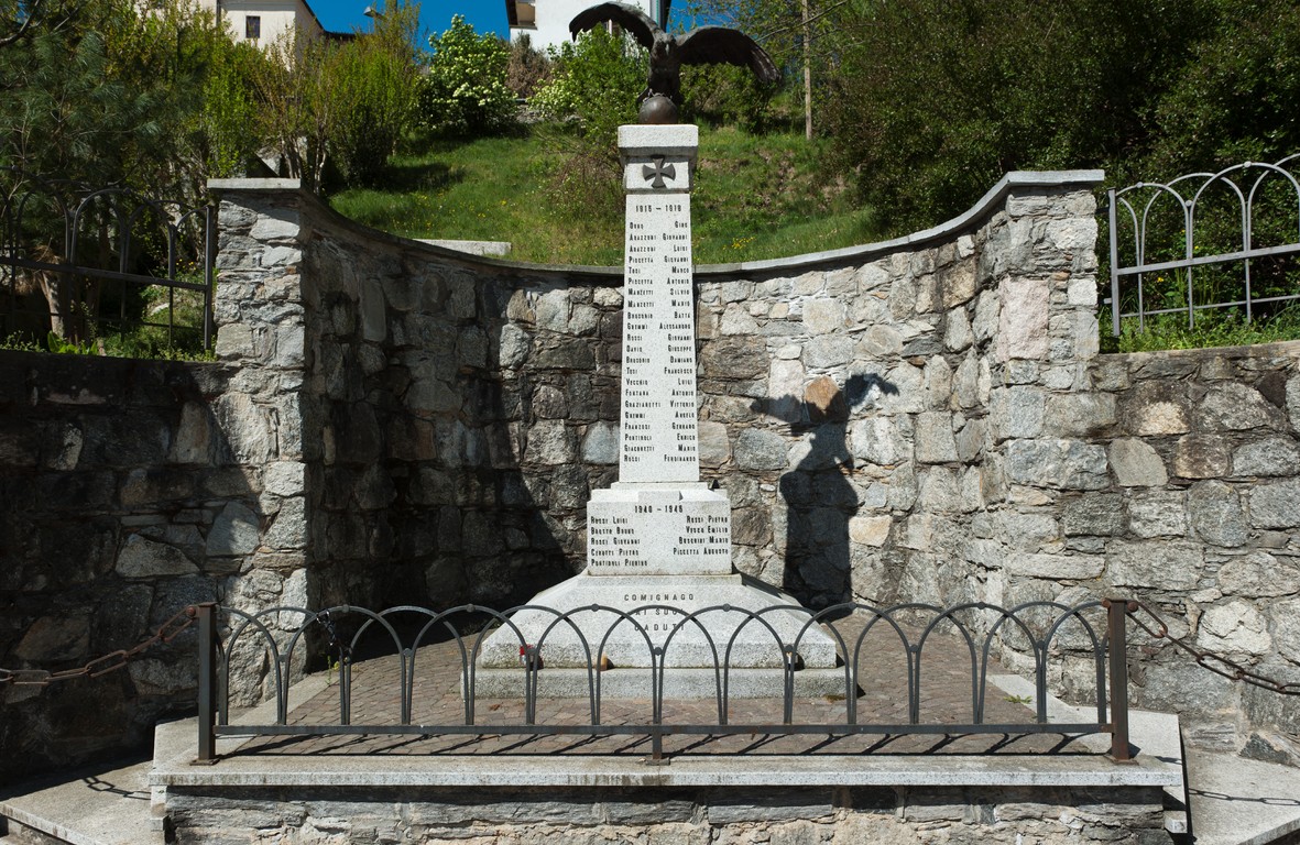 allegoria della Vittoria come aquila (monumento ai caduti - a colonna) - ambito piemontese (secondo quarto, metà sec. XX, sec. XX)