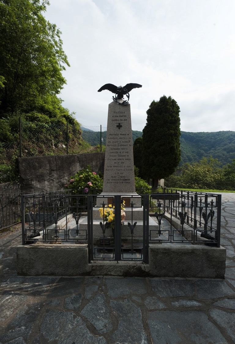 allegoria della Vittoria come aquila (monumento ai caduti - ad obelisco) - ambito piemontese (primo quarto, metà sec. XX, sec. XX)