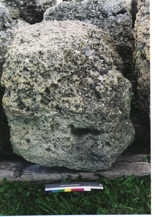 architrave/ frammento - ambito acheo coloniale (terzo quarto sec. VI a.C)