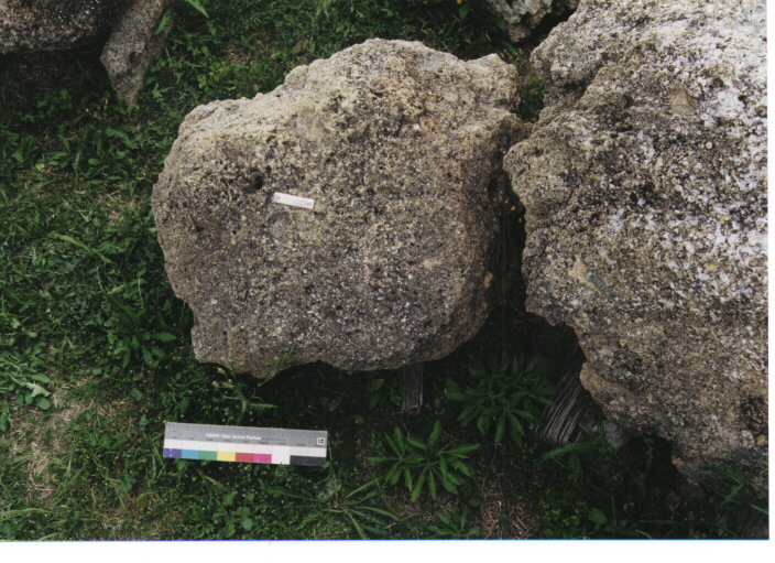 architrave/ frammento - ambito acheo coloniale (terzo quarto sec. VI a.C)