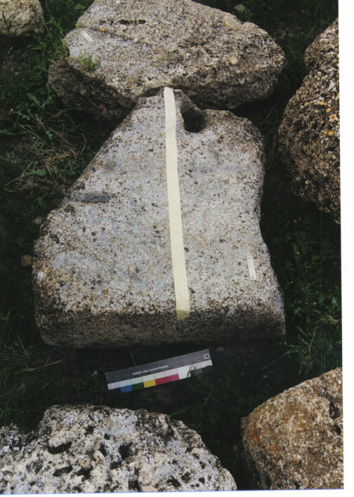 cornice/ frammento - ambito acheo coloniale (terzo quarto sec. VI a.C)