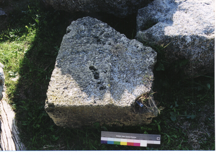 cornice/ frammento - ambito acheo coloniale (terzo quarto sec. VI a.C)