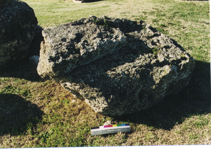 architrave angolare/ frammento - ambito acheo coloniale (terzo quarto sec. VI a.C)