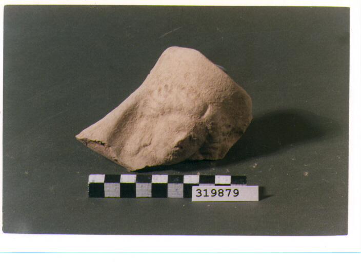 pinax votivo/ frammento - produzione metapontina (inizio sec. IV a.C)