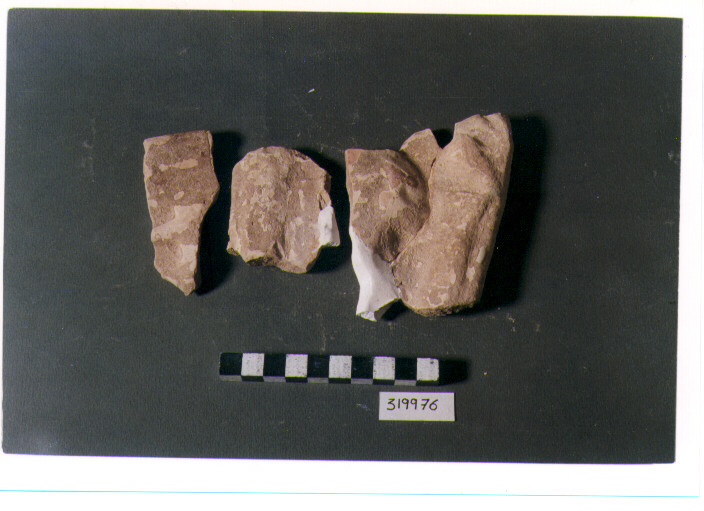 pinax votivo/ frammento - produzione magnogreca (secc. IV/ III a.C)