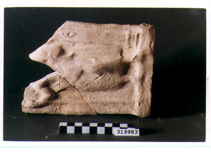 pinax votivo - produzione magnogreca (fine/ primo quarto secc. IV/ III a.C)