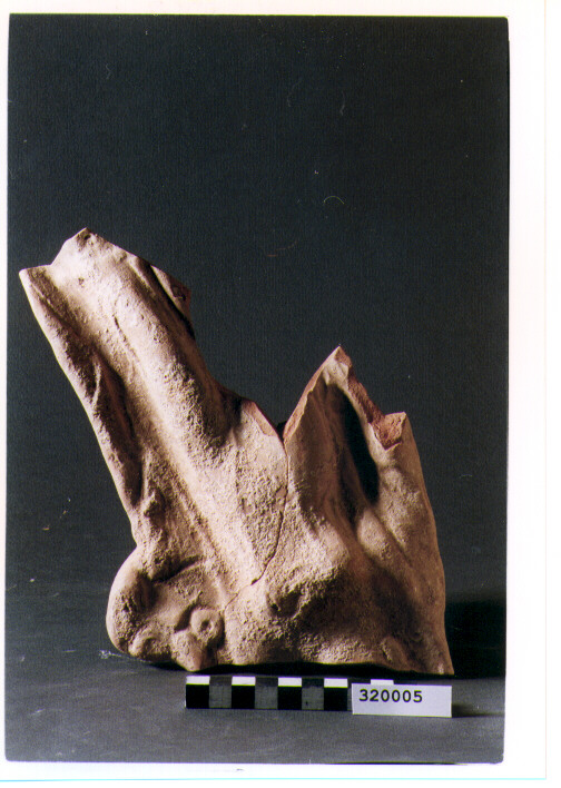 pinax votivo/ frammento - produzione magnogreca (fine/ prima metà secc. V/ IV a.C)