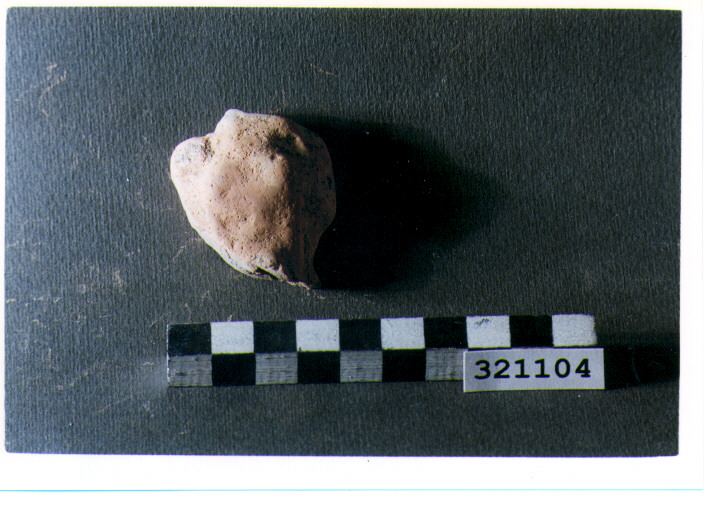 statuetta votiva/ frammento - produzione magnogreca (sec. VI a.C)