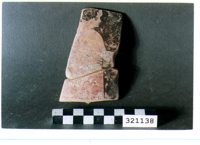 vaso/ frammento - produzione lucana (sec. IV a.C)