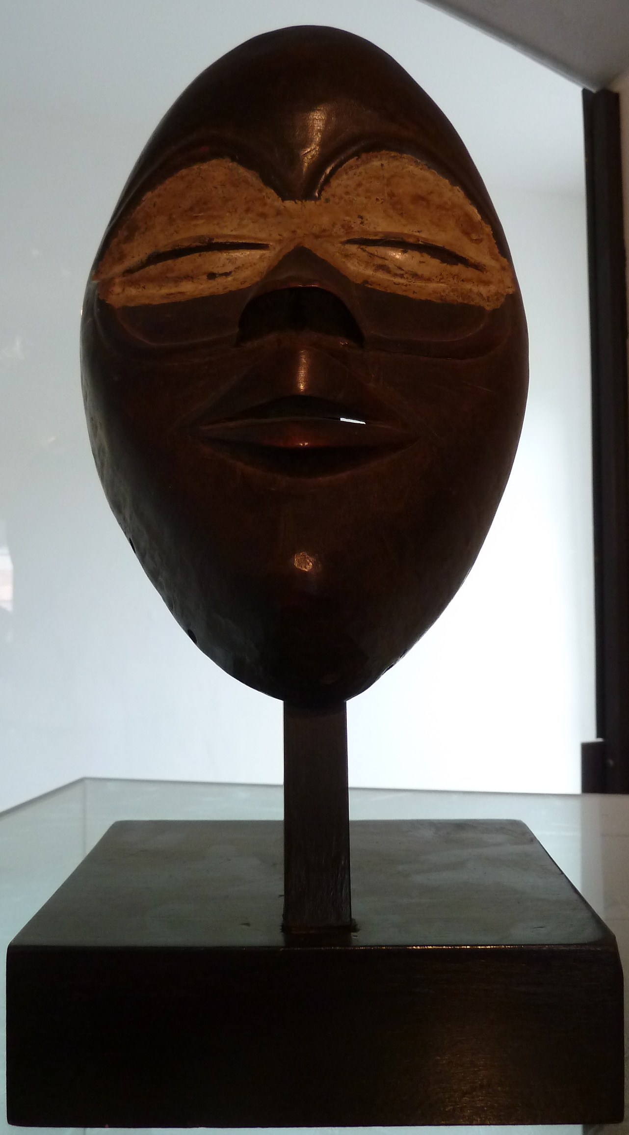 volto umano (maschera antropomorfa) - ambito etnia Dan