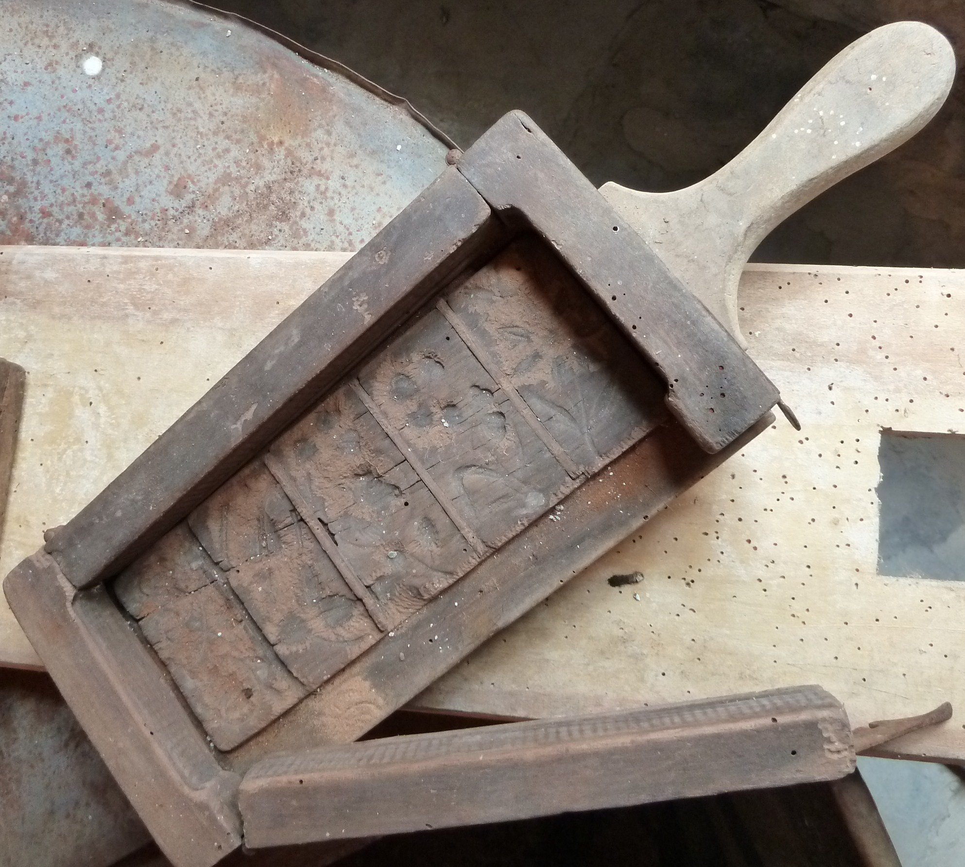 soggetto assente (stampo per burro) - ambito mendaticese (Sec. XX secondo quarto)