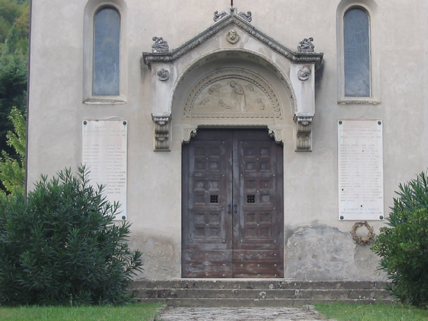 lapide commemorativa ai caduti di Godoli Egidio (laboratorio) (sec. XX)