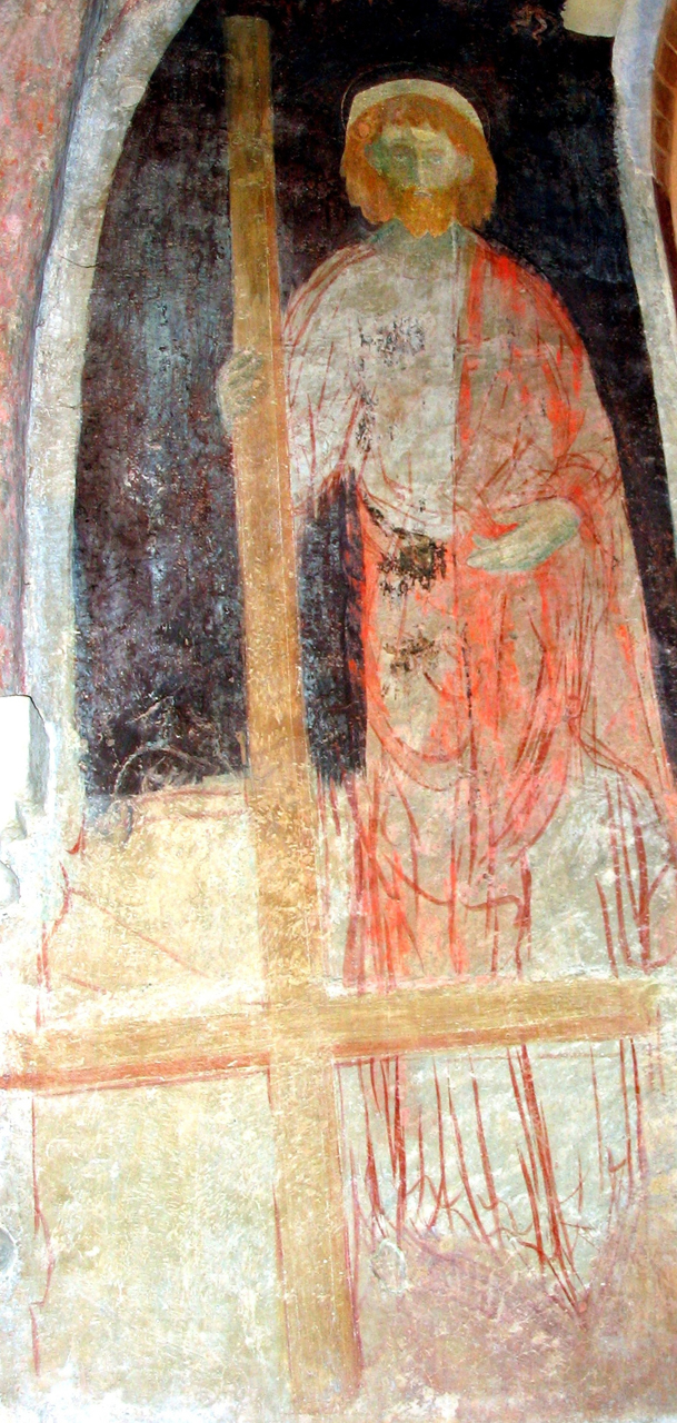 San Filippo Apostolo (dipinto murale, elemento d'insieme) - ambito lombardo (terzo quarto sec. XV)