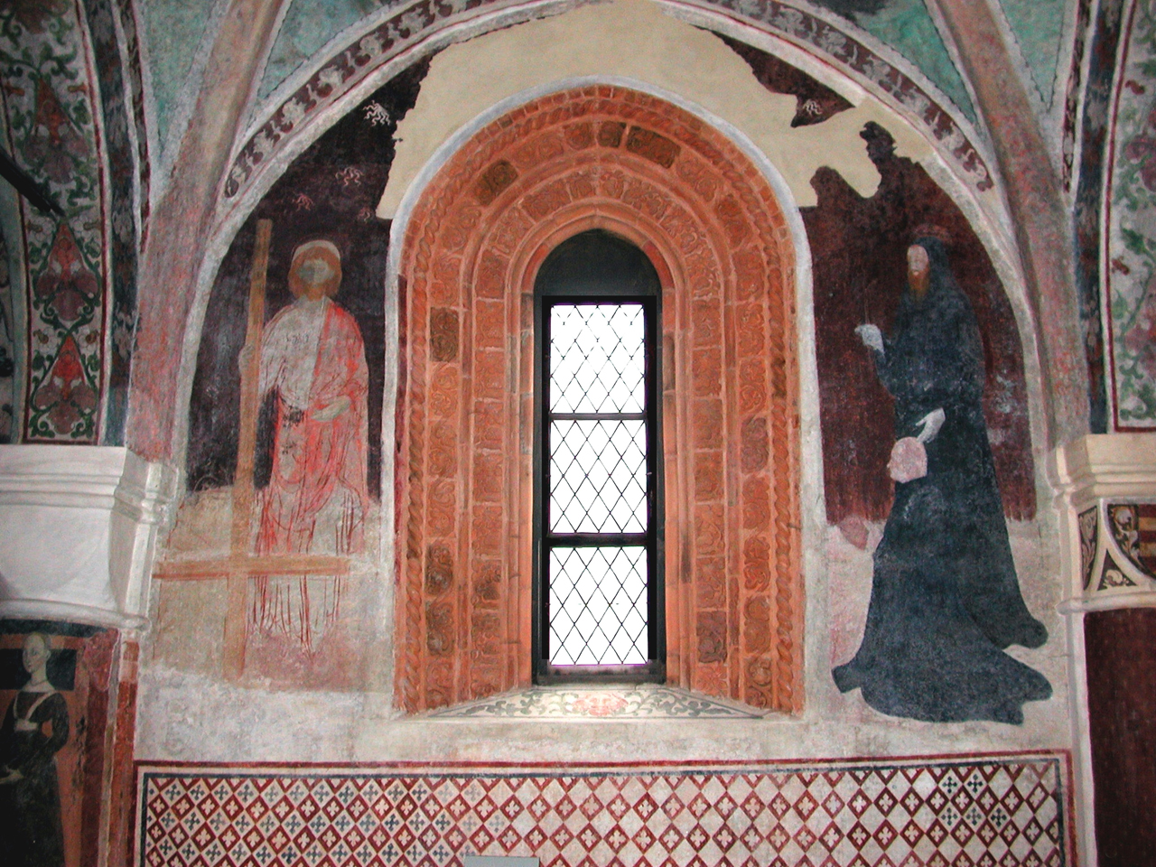 dipinto murale, complesso decorativo - ambito lombardo (terzo quarto sec. XV)