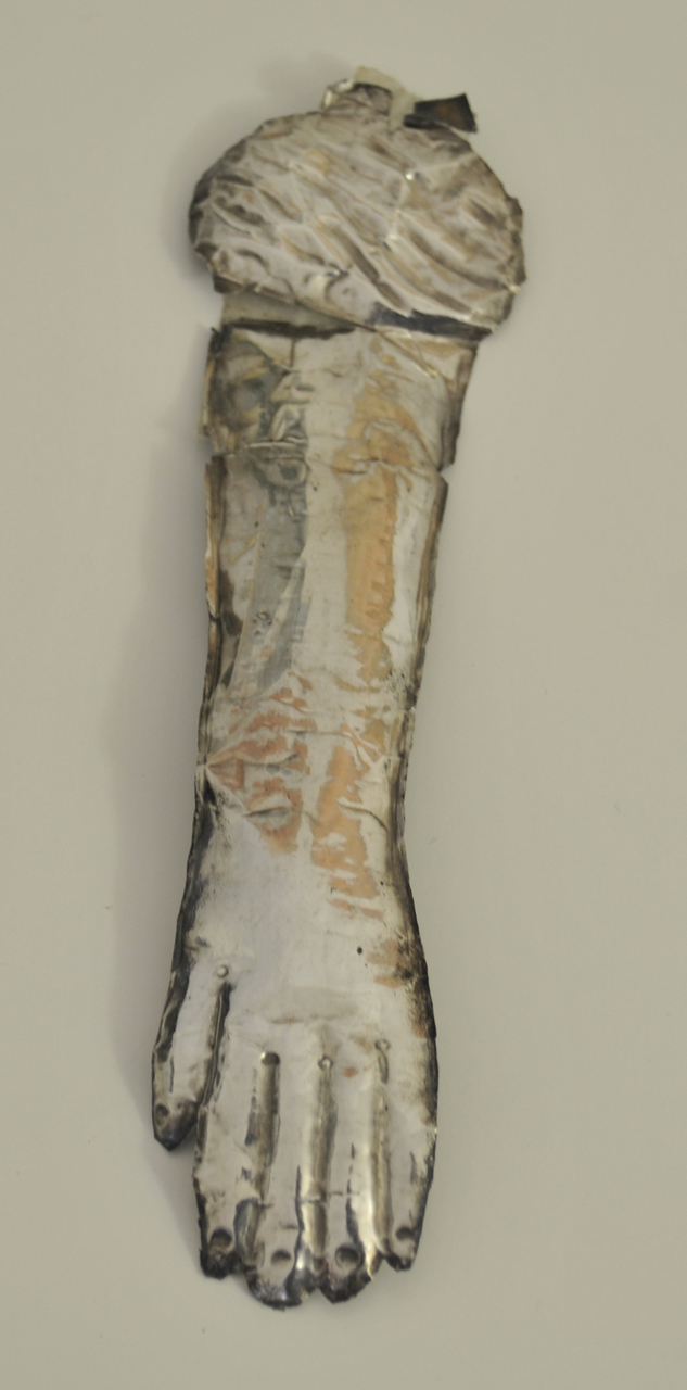 braccio (ex voto, opera isolata) - ambito locale (secc. XVIII/ XIX)