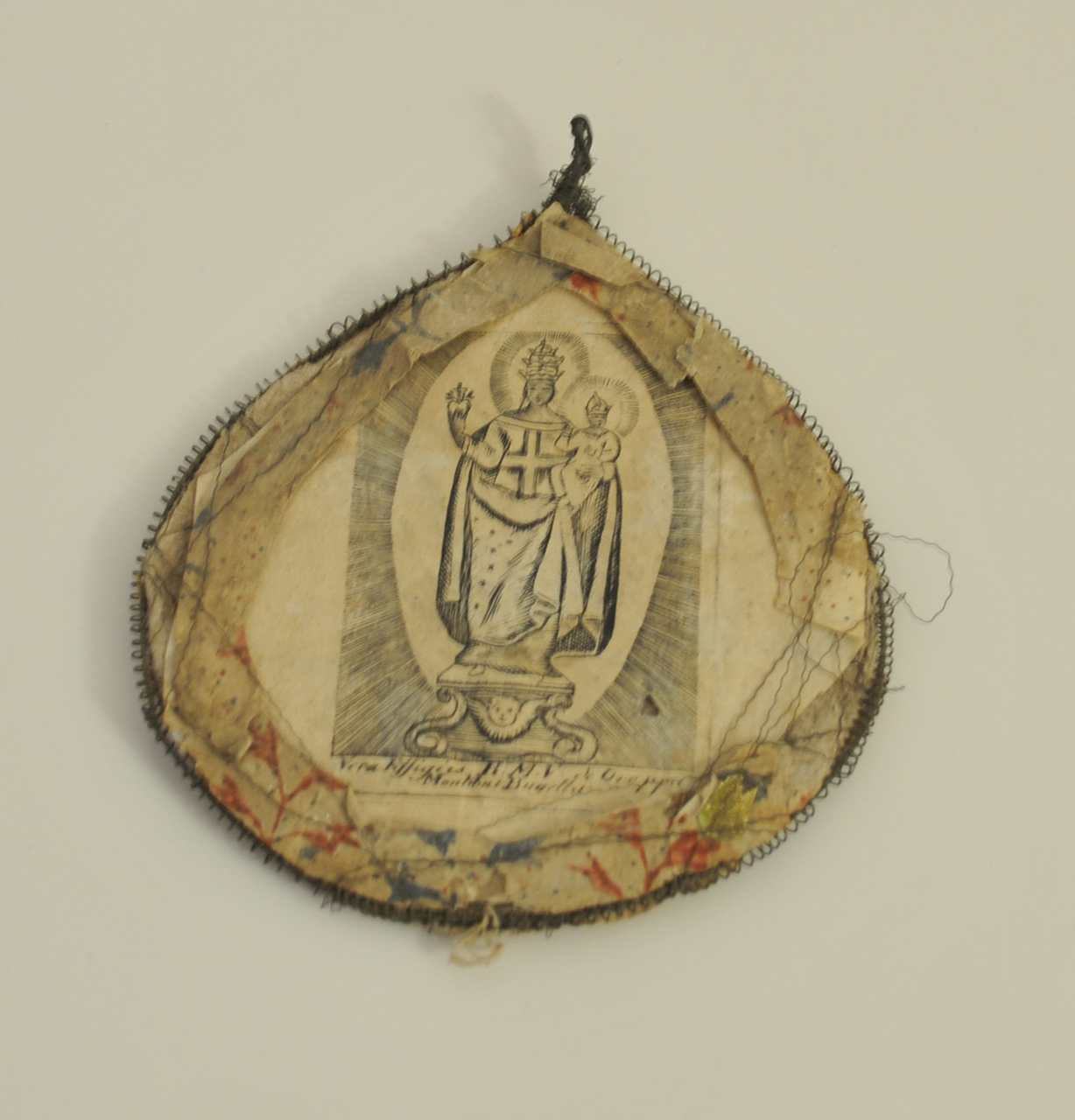 Madonna con Bambino (ex voto, opera isolata) - ambito locale (secc. XVIII/ XIX)