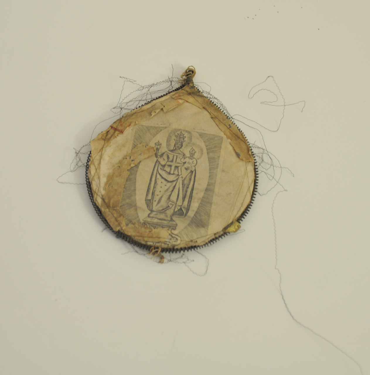 Madonna con Bambino (ex voto, opera isolata) - ambito locale (secc. XVIII/ XIX)