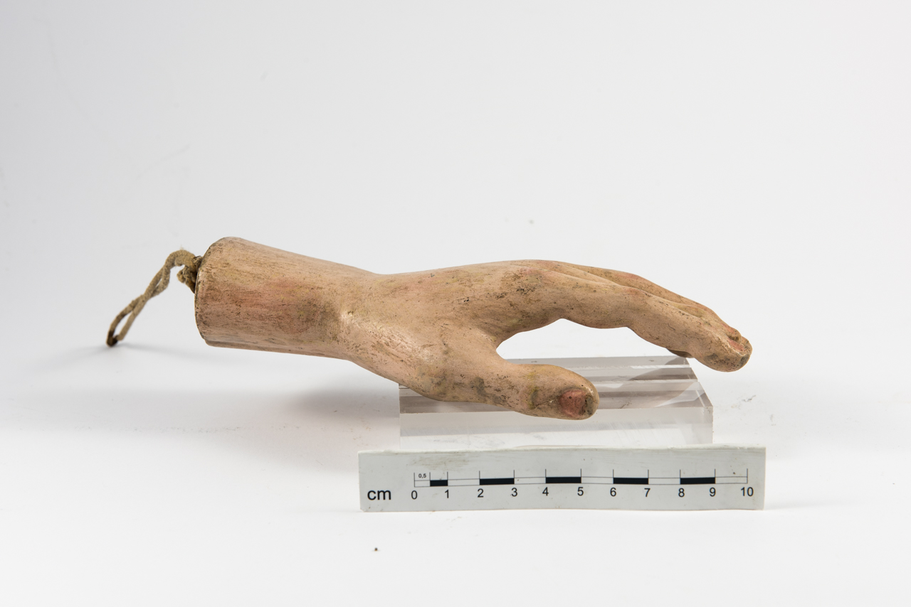 ex voto antropomorfo, oggetto votivo (sec. XIX- sec. XX inizio)