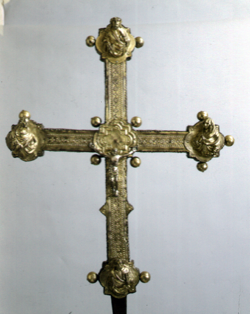 croce processionale, opera isolata - ambito umbro (prima metà sec. XV)