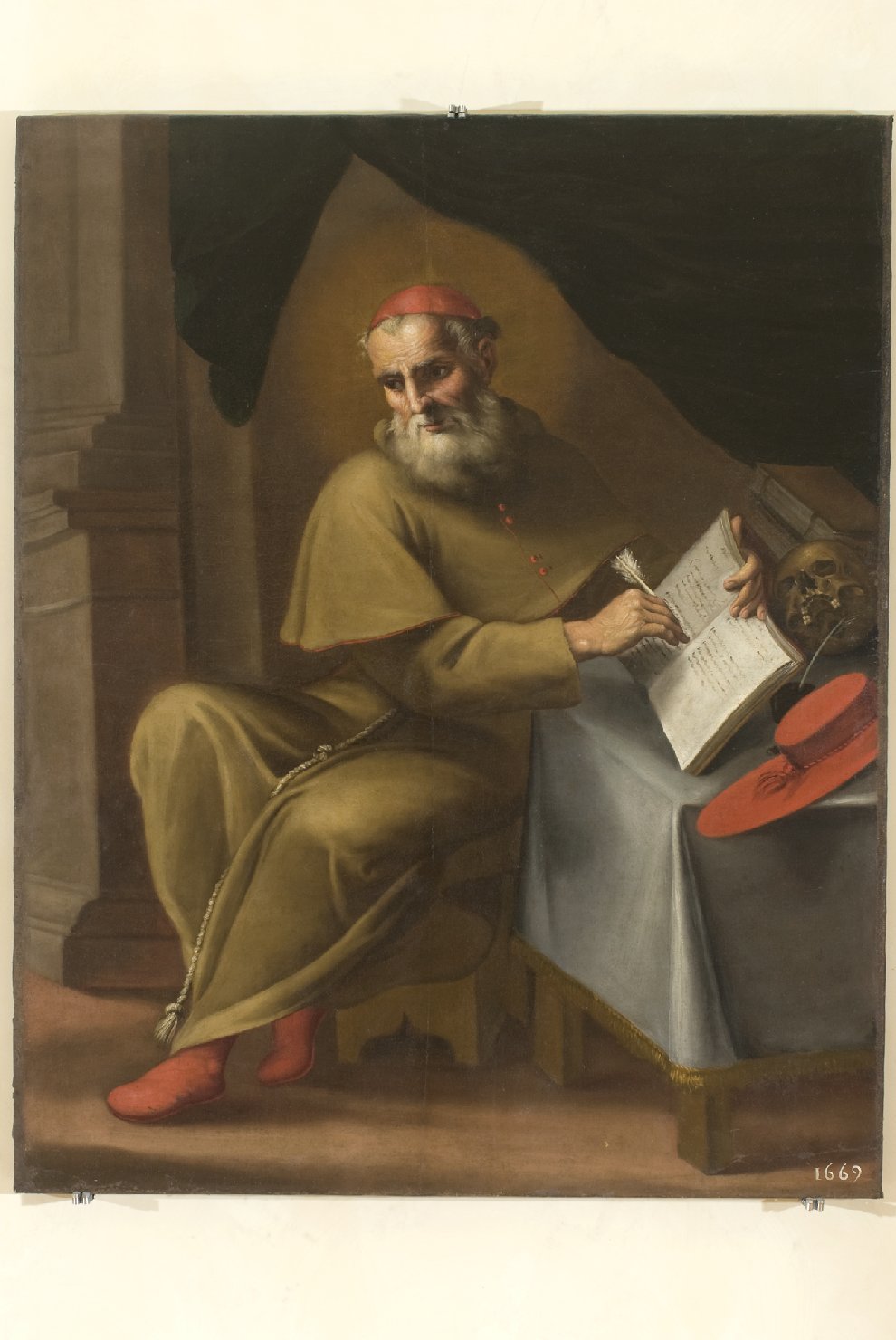 San Bonaventura (dipinto, opera isolata) di Carlone Giovanni Andrea (seconda metà sec. XVII)