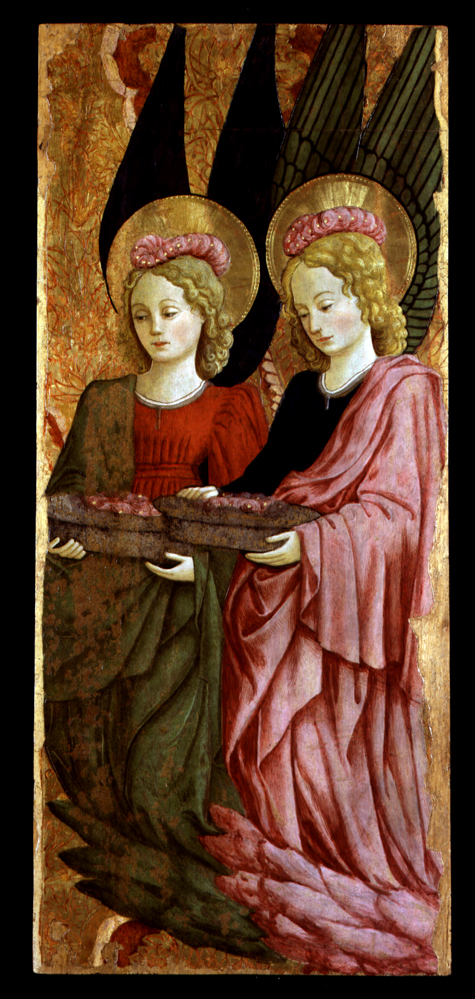 angeli (dipinto, elemento d'insieme) di Bonfigli Benedetto (attribuito) (seconda metà sec. XV)