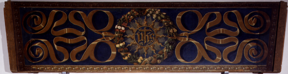 monogramma di San Bernardino da Siena (dipinto, elemento d'insieme) - ambito perugino (seconda metà sec. XV)