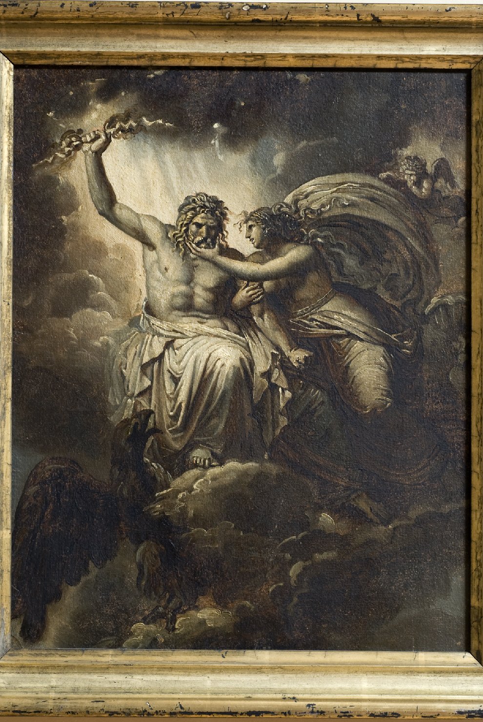 Giove (dipinto, opera isolata) di Wicar Jean Baptiste (fine/inizio secc. XVIII/ XIX)