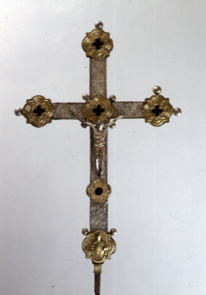 croce processionale, opera isolata - ambito umbro (secc. XIV/ XV)