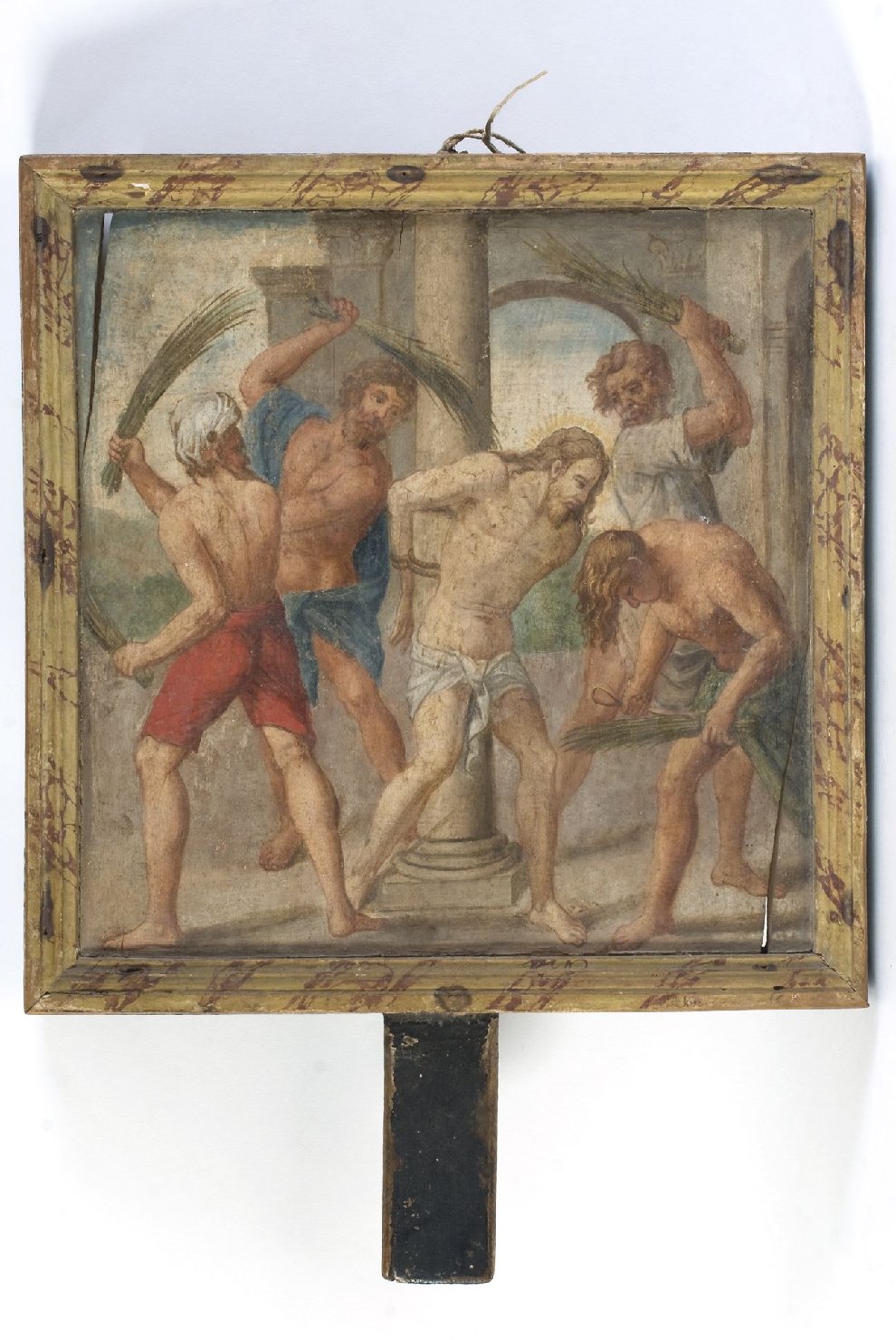 flagellazione di Cristo (dipinto, elemento d'insieme) - ambito perugino (prima metà sec. XVI)