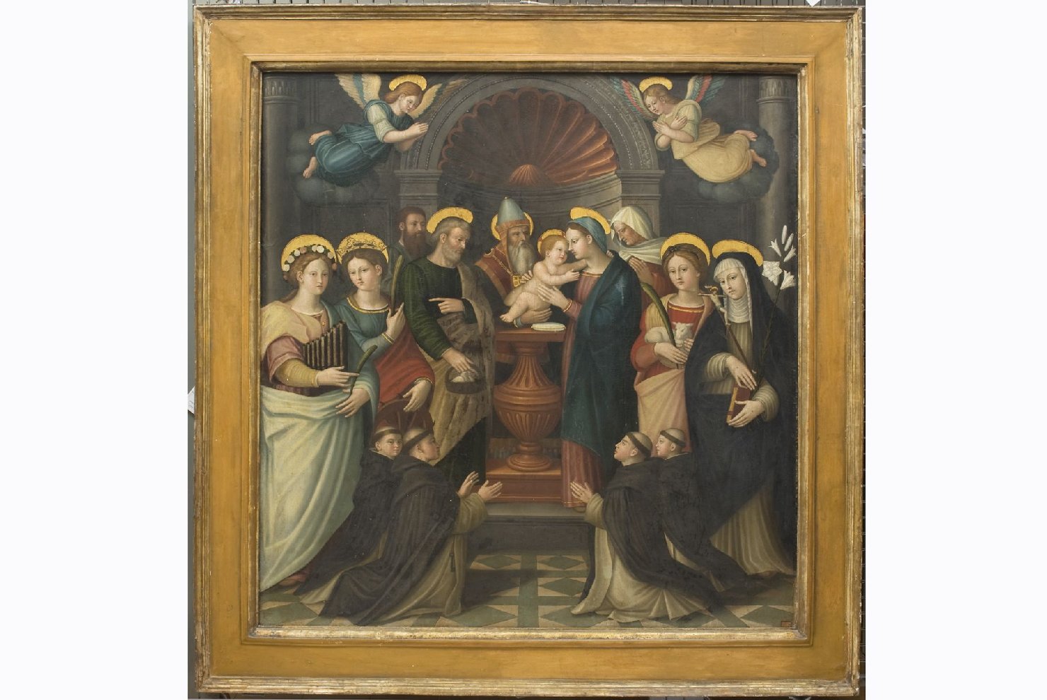 presentazione di Gesù al tempio (dipinto, opera isolata) di Bernardo di Girolamo Rosselli (attribuito) (secondo quarto sec. XVI)
