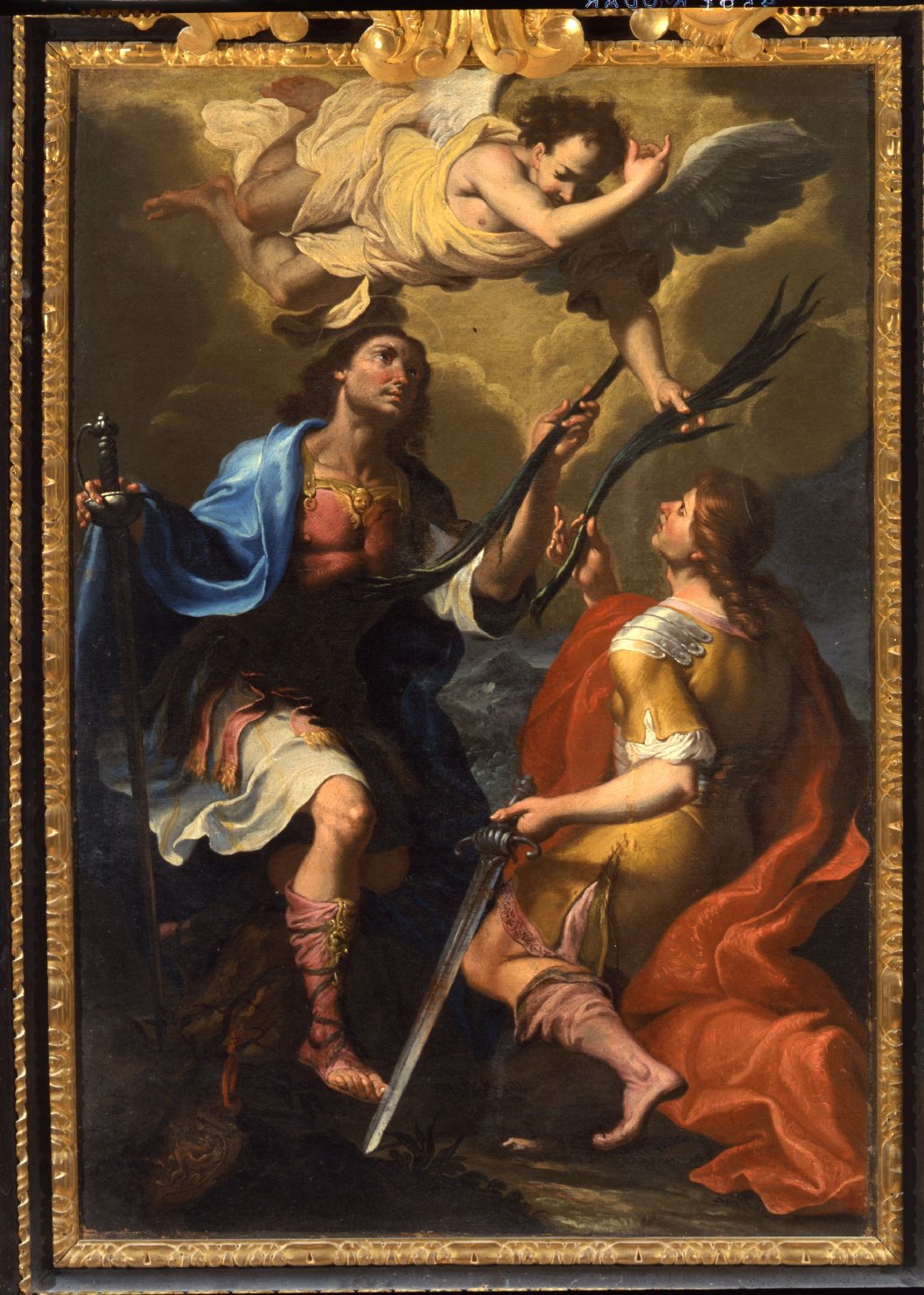 San Filino e San Gratiniano (dipinto, opera isolata) di Boccanera Giacinto (attribuito) (sec. XVIII)